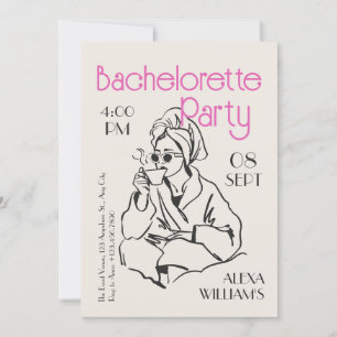 Invitation Pyjama de Bachelorette