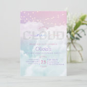 Invitation Pyjama Party Cloud Nine – 9e Anniversai (Debout devant)