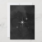 Invitation pyjama stars Sleepover Fête de bois 13e anniversai (Dos)