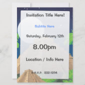 Invitation Pyramide aztèque (Dos)