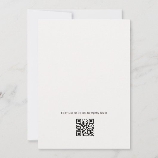 Invitation QR Code A Bride in a Tini Bit Bridal Shower (Dos)