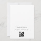 Invitation QR Code Boys Safari Animaux Baby shower (Dos)