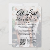 Invitation QR Code de réponse pour le mariage 2 Photo Enfin (Devant)