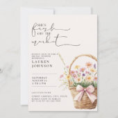 Invitation QR Code Fresh Off the Market Floral Bridal Shower (Devant)