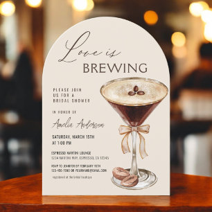 Invitation QR Code Love brasse Espresso Martini