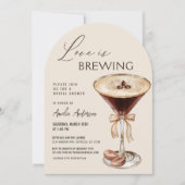 Invitation QR Code Love brasse Espresso Martini (Devant)