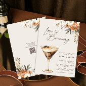 Invitation QR Code Love brasse Espresso Martini Douche
