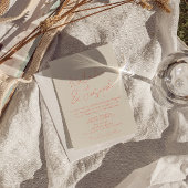 Invitation QR Code Pastel coloré Écrit Mariage Whimsical