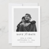 Invitation Qr Code Wedding Save the Date Photo (Devant)