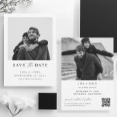 Invitation Qr Code Wedding Save the Date Photo