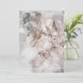 Invitation *~* QR Ephemera AR26 RSVP PHOTO Vintage - Mariage (Debout devant)