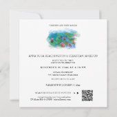 Invitation *~* QR RSVP MONET LILY POND AP12 RSVP Mariage (Dos)