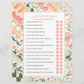 Invitation Qu'A-T-Il Dit Groom Fête des mariées Game (Devant / Derrière)