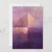 Invitation Quadrant Doux | Design Minimaliste (Dos)