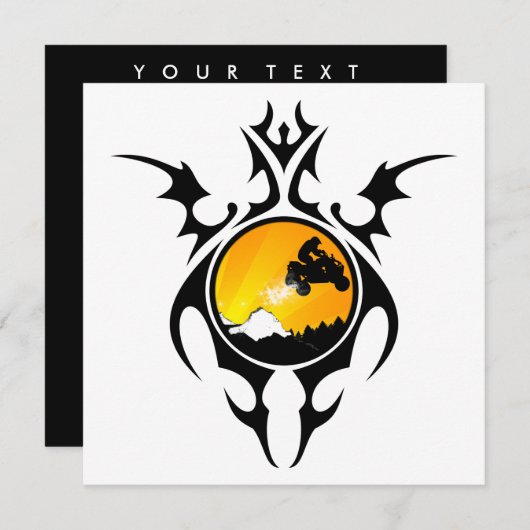 Invitation quads (Devant / Derrière)