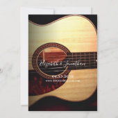 Invitation Quand Ils disent que je fais Mariage campagnard de (Dos)