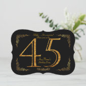 Invitation quarante-cinquième, Gatsby de fête d'anniversaire (Debout devant)