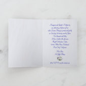 Invitation quarante-cinquième Rose blanc de fête (Intérieur)