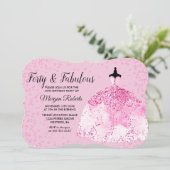 Invitation Quarante et fabuleux 40e anniversaire Parties scin (Debout devant)