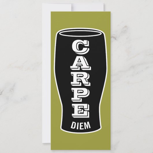 Invitation quarantième Acclamations de Carpe Diem (Devant)