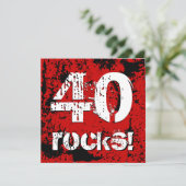 Invitation quarantième Roches de l'anniversaire 40 ! A07 (Debout devant)