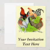 Invitation Quartet à l'anglais (Devant / Derrière)