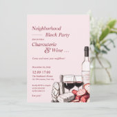 Invitation Quartier Bloc Parti Charcuterie & Vin (Debout devant)