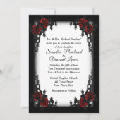Invitation Quartier français Goth Mariage blanc (Devant)