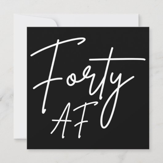 Invitation Quarty AF I - Cadeau d'anniversaire (Devant)