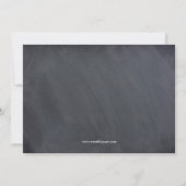 Invitation Quatre Daisies Tableau - Annonce de Diplôme (Dos)