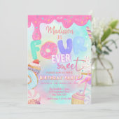 Invitation quatre est si doux (Debout devant)