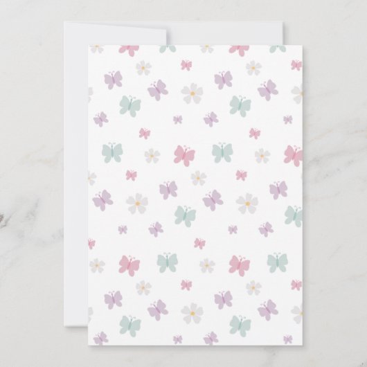 Invitation Quatre Ever Princess. Pour toujours une (Dos)