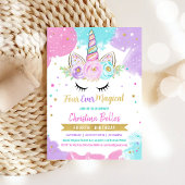 Invitation Quatre Filles magiques Ever 4e Anniversaire de la