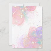 Invitation Quatre fois princesse 4e anniversaire (Dos)