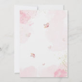 Invitation Quatre fois une princesse Château licorne 4e anniv (Dos)