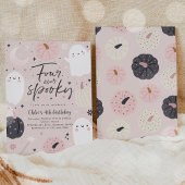 Invitation Quatre Jours Éffrayants d'Halloween Boho Ghost 4e 