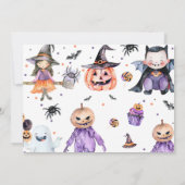 Invitation Quatre Jours Éffrayants d'Halloween Ghost 4e anniv (Dos)