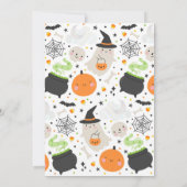 Invitation Quatre Jours Éffrayants d'Halloween Ghost 4e anniv (Dos)