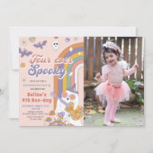 Invitation Quatre Jours Éffrayants Halloween Super Photo Anni (Devant)