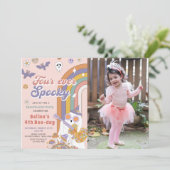 Invitation Quatre Jours Éffrayants Halloween Super Photo Anni (Debout devant)