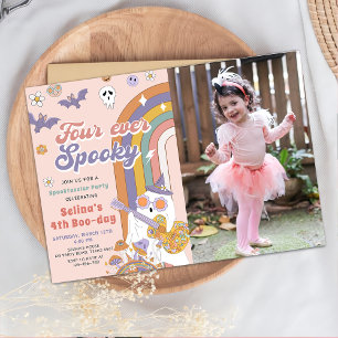 Invitation Quatre Jours Éffrayants Halloween Super Photo Anni