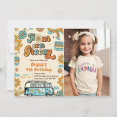 Invitation Quatre Jours Super Retro Rainbow 4e anniversaire (Devant)