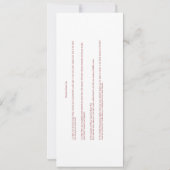 Invitation Quatre tuiles de la saison du Mahjong (Guerriers)  (Dos)