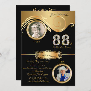 Invitation quatre-vingt-dix-huitième, femme