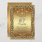 Invitation quatre-vingt-dix-septième, fête d'anniversaire (Devant / Derrière)