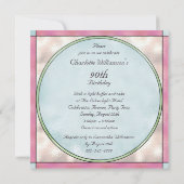 Invitation Quatre-vingt-dixième anniversaire d'orchidée (Dos)