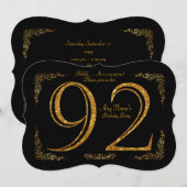 Invitation quatre-vingt-douzième, Gatsby de fête (Devant / Derrière)