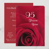 Invitation quatre-vingt-quinzième Célébration d'anniversaire (Devant / Derrière)