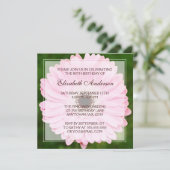 Invitation Quatre-vingtième fête d'anniversaire de marguerite (Debout devant)