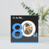 Invitation quatre-vingtième Grand 8Oh ! Fête d'anniversaire (Debout devant)